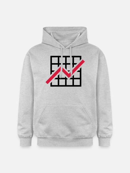 Chart - Gildan Unisex Softstyle® Midweight Hoodie - light heather grey