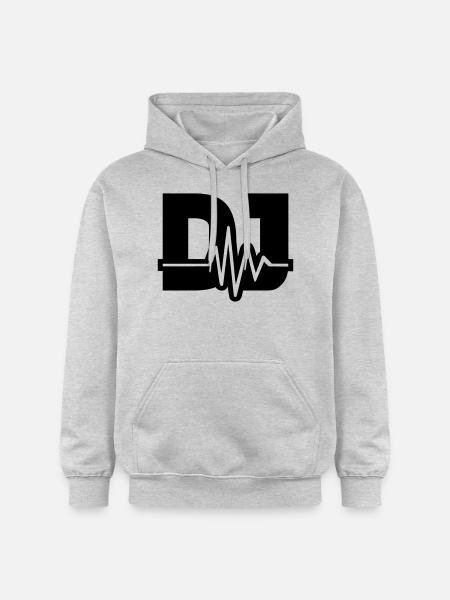 DJ - Sweat à capuche Softstyle® Gildan Unisexe - gris clair chiné