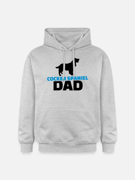 Cocker Spaniel - Gildan Unisex Softstyle® Midweight Hoodie - Hellgrau meliert