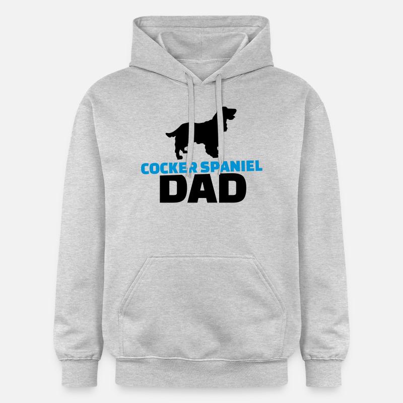 Cocker Spaniel - Gildan Unisex Softstyle® Midweight Hoodie - Hellgrau meliert
