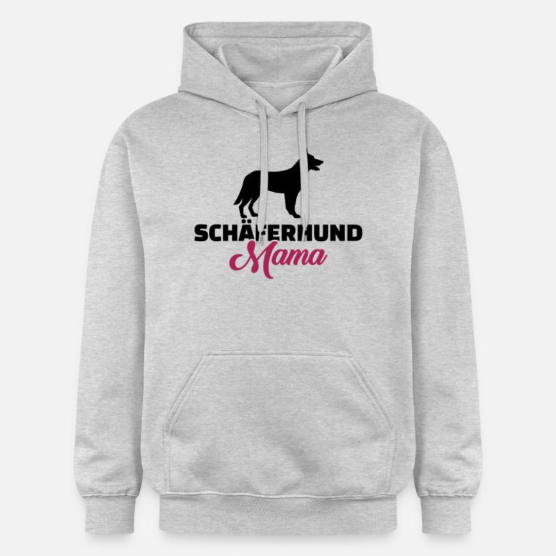 Schäferhund - Gildan Unisex Softstyle® Midweight Hoodie - Hellgrau meliert