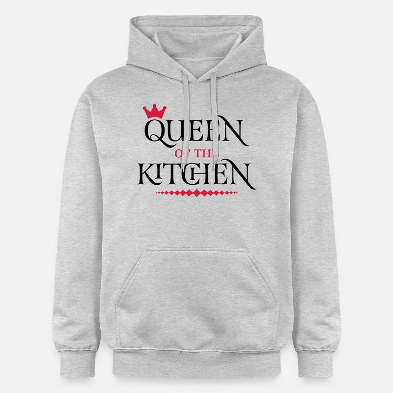 Reine de la cuisine - Sweat à capuche Softstyle® Gildan Unisexe - gris clair chiné
