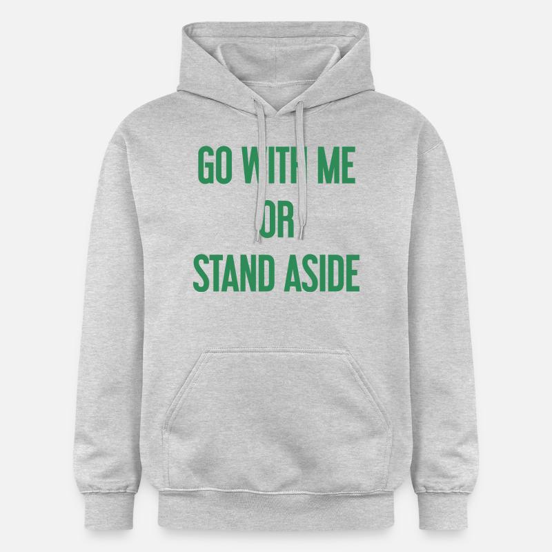 Geh mit oder beiseite - Gildan Unisex Softstyle® Midweight Hoodie - Hellgrau meliert