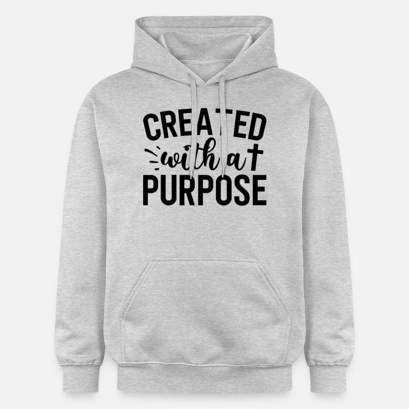 créé dans un but précis - Sweat à capuche Softstyle® Gildan Unisexe - gris clair chiné