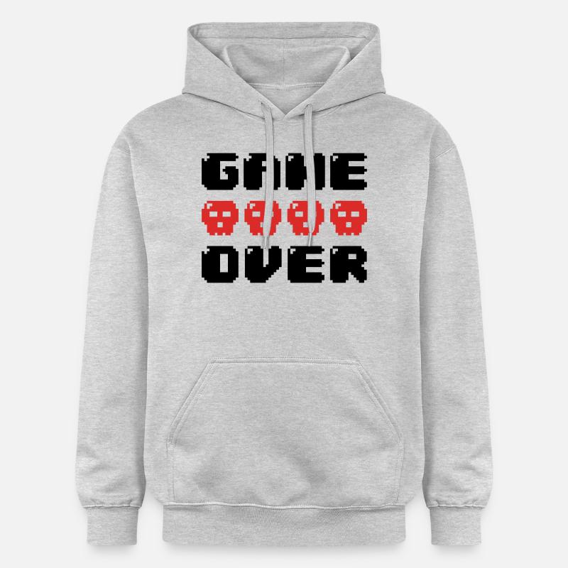 game over - Sweat à capuche Softstyle® Gildan Unisexe - gris clair chiné