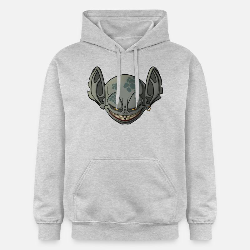 Gremlin - Sweat à capuche Softstyle® Gildan Unisexe - gris clair chiné