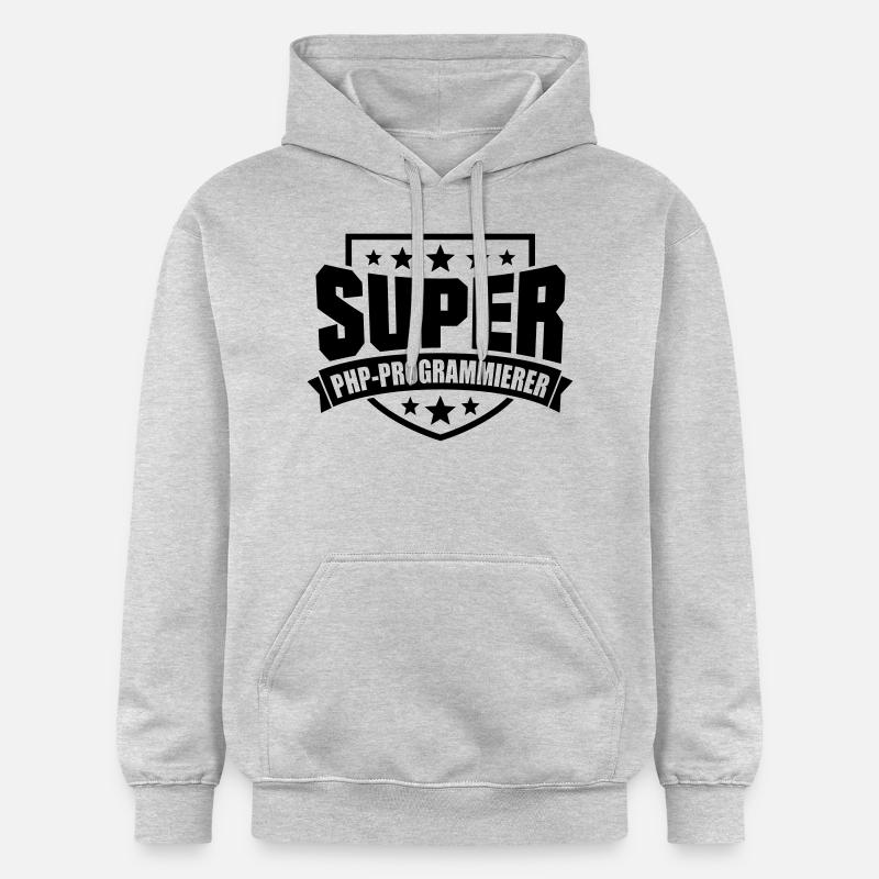 Super PHP-Programmierer - Gildan Unisex Softstyle® Midweight Hoodie - Hellgrau meliert