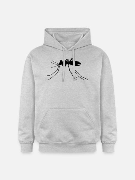 Moustique - Sweat à capuche Softstyle® Gildan Unisexe - gris clair chiné