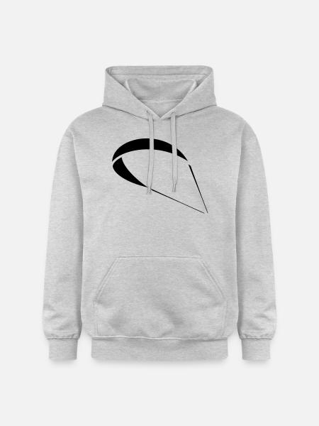 Gleitschirm Kite - Gildan Unisex Softstyle® Midweight Hoodie - light heather grey