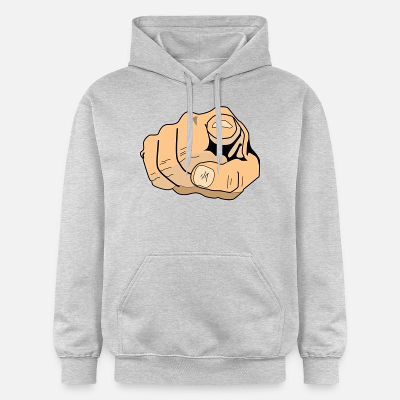 index - Sweat à capuche Softstyle® Gildan Unisexe - gris clair chiné