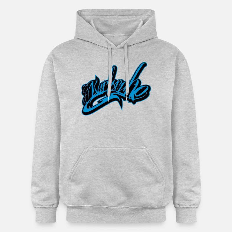 Karlsruhe - Sweat à capuche Softstyle® Gildan Unisexe - gris clair chiné