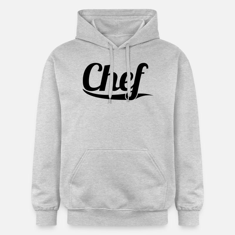 Chef - Sweat à capuche Softstyle® Gildan Unisexe - gris clair chiné