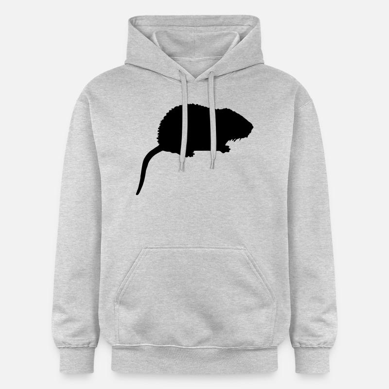 nutria_n1 - Sweat à capuche Softstyle® Gildan Unisexe - gris clair chiné