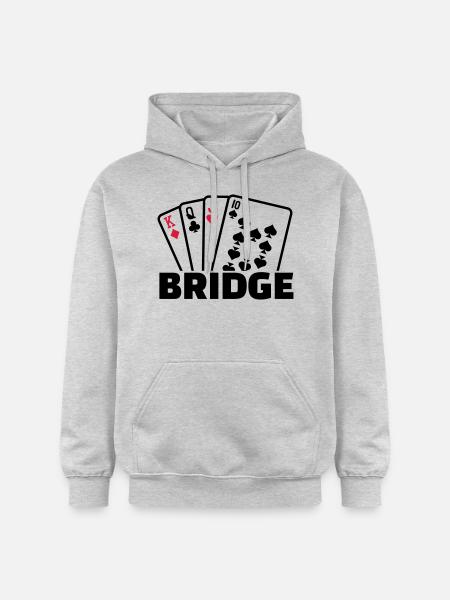 Bridge - Gildan Unisex Softstyle® Midweight Hoodie - Hellgrau meliert