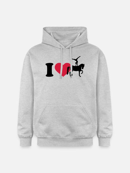 Voltigieren - Gildan Unisex Softstyle® Midweight Hoodie - Hellgrau meliert