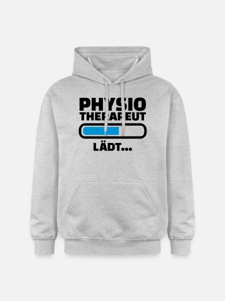 Physiotherapeut - Gildan Unisex Softstyle® Midweight Hoodie - Hellgrau meliert