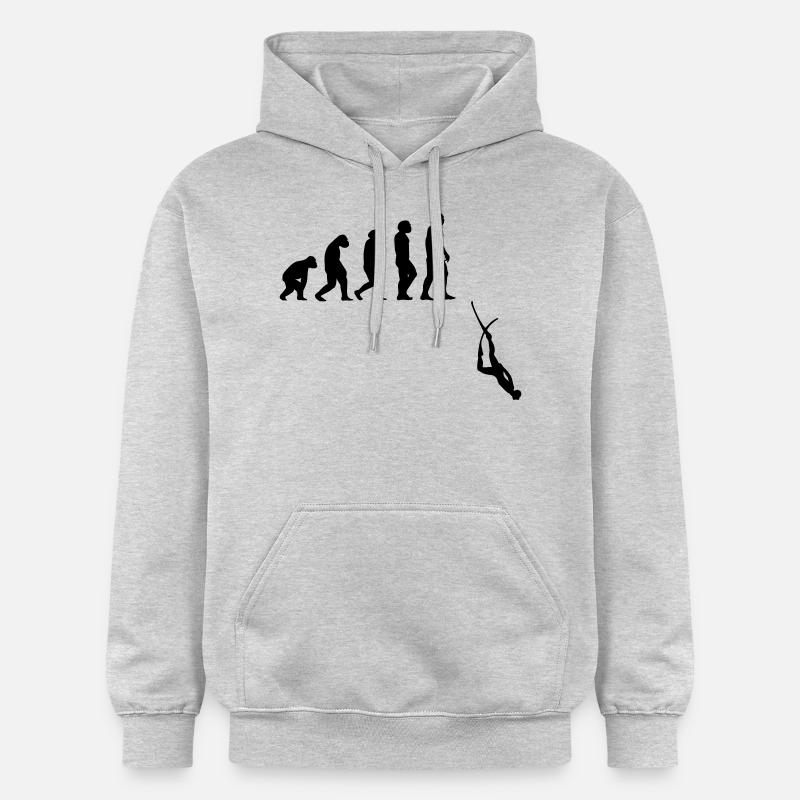 Evolution Apnée Plongée - Sweat à capuche Softstyle® Gildan Unisexe - gris clair chiné