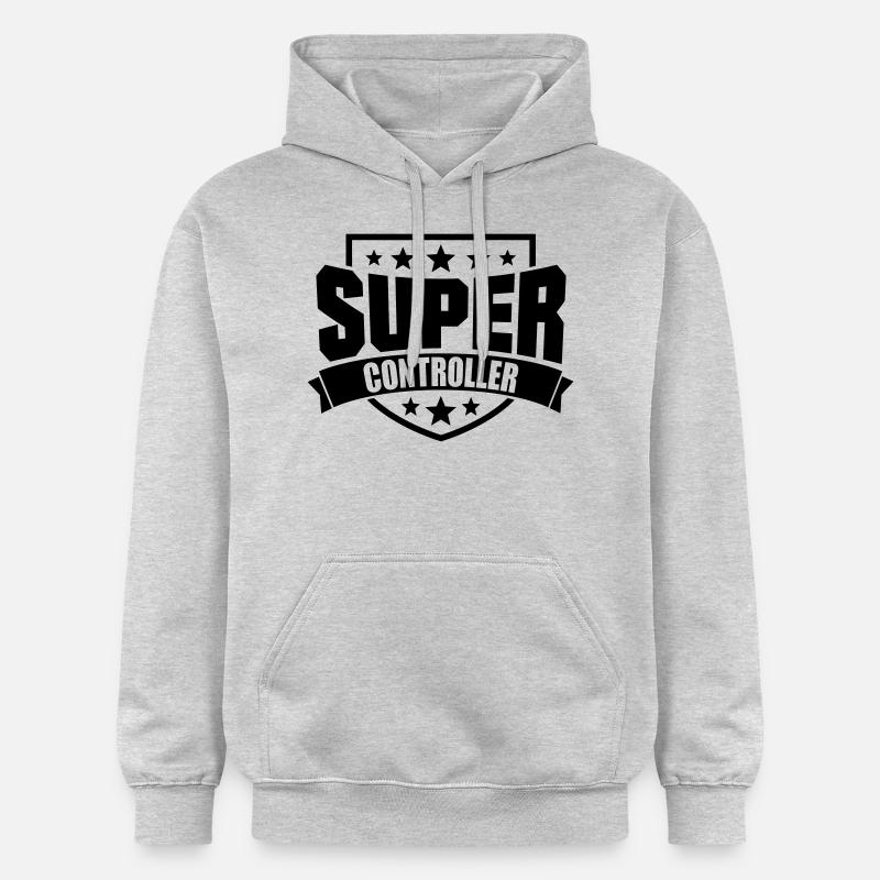 Super Controller - Gildan Unisex Softstyle® Midweight Hoodie - Hellgrau meliert