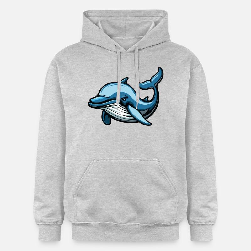 Bande dessinée Delfin - Sweat à capuche Softstyle® Gildan Unisexe - gris clair chiné