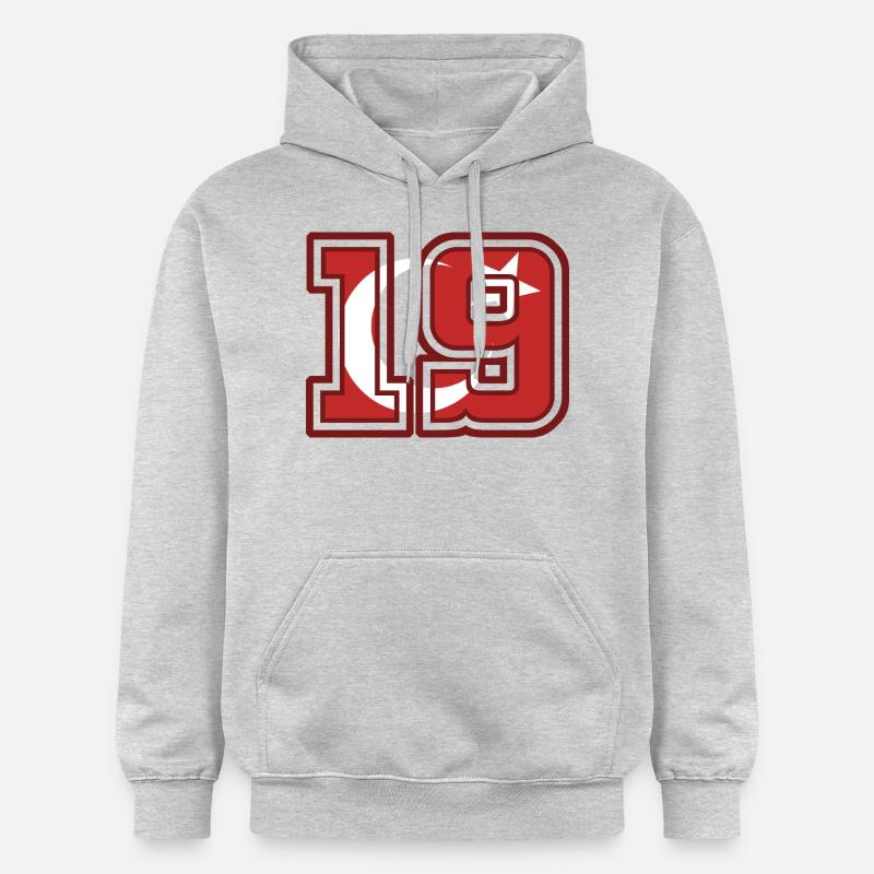 Çorum - Sweat à capuche Softstyle® Gildan Unisexe - gris clair chiné