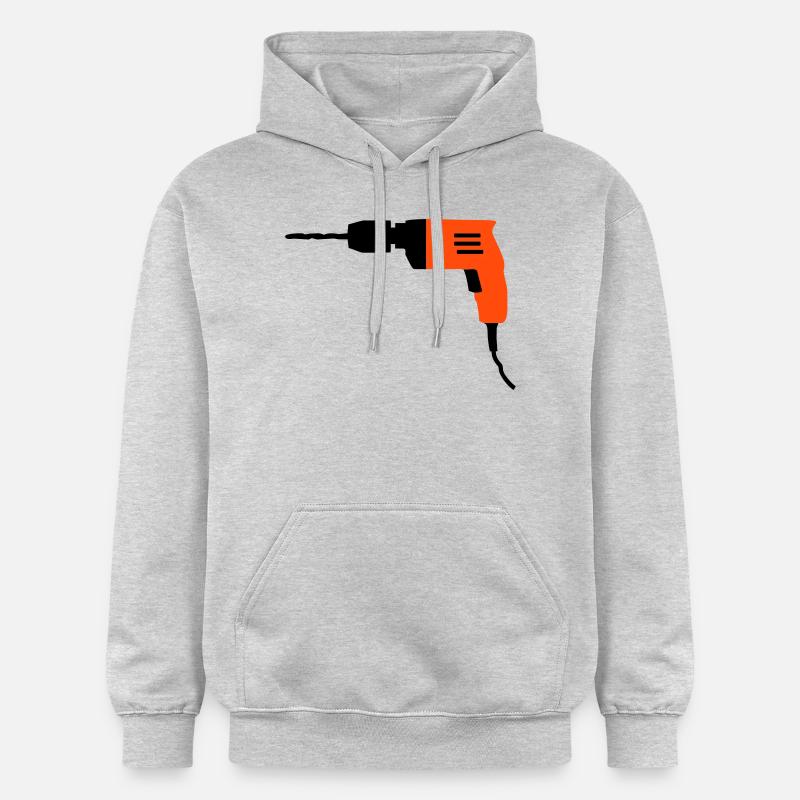 outils - Sweat à capuche Softstyle® Gildan Unisexe - gris clair chiné