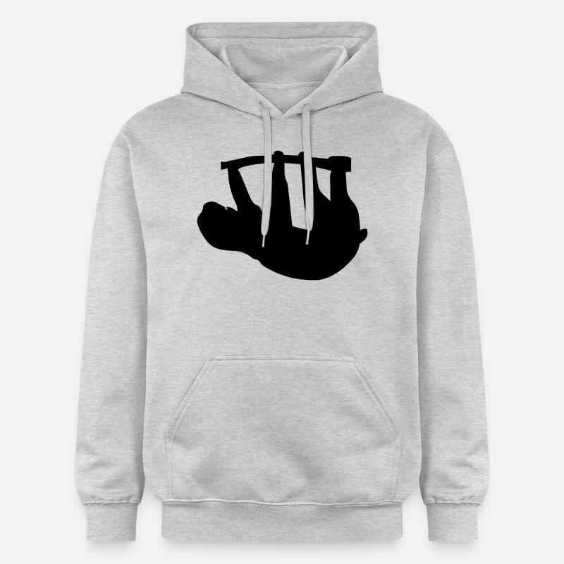 Faultier - Sweat à capuche Softstyle® Gildan Unisexe - gris clair chiné