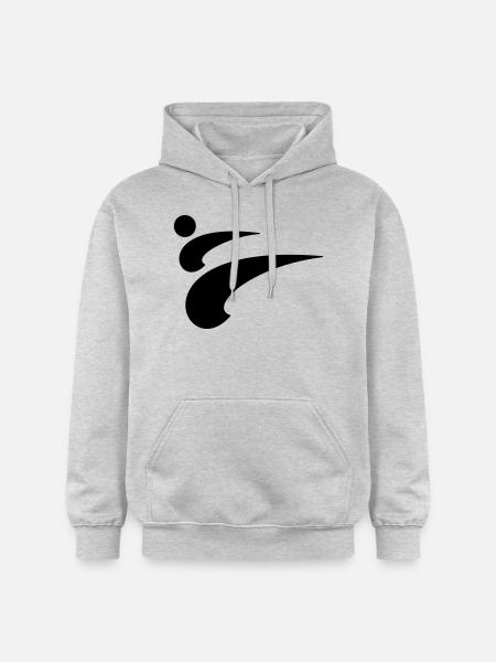 taekwondo kick - Gildan Unisex Softstyle® Midweight Hoodie - light heather grey