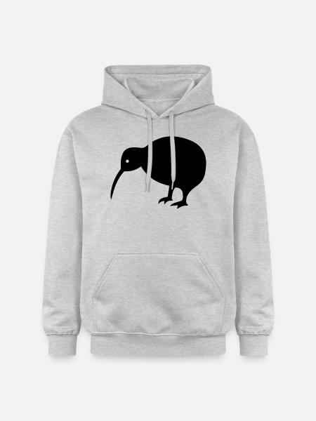 Kiwi - Gildan Unisex Softstyle® Midweight Hoodie - Hellgrau meliert