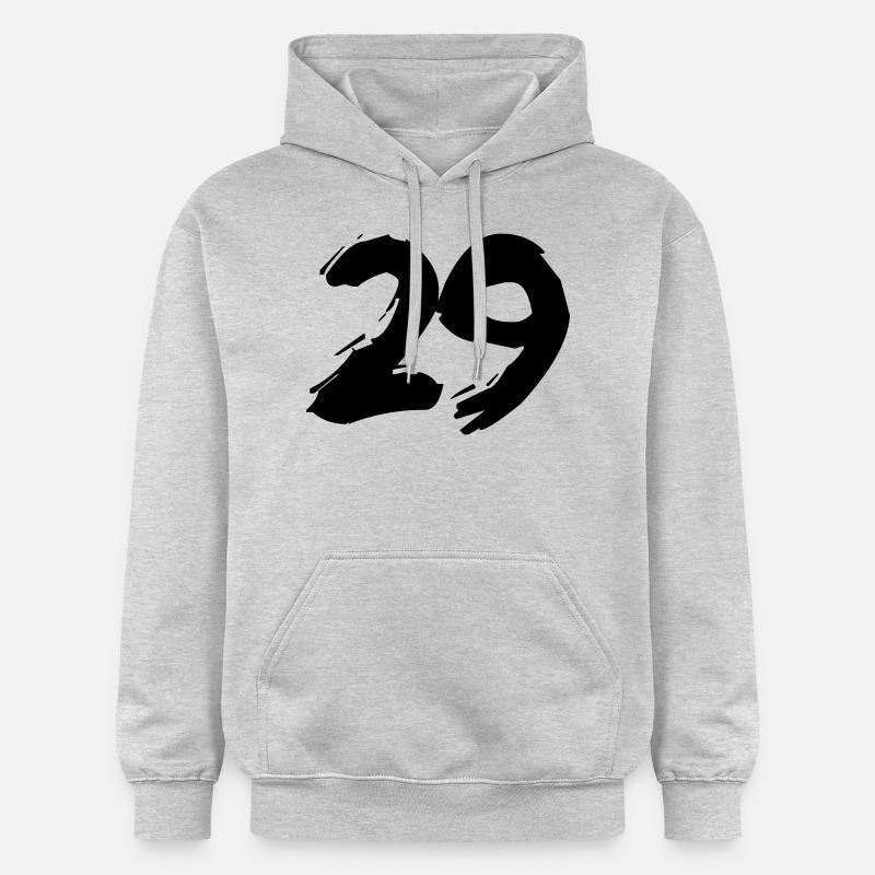Brushed 29 - Gildan Unisex Softstyle® Midweight Hoodie - Hellgrau meliert
