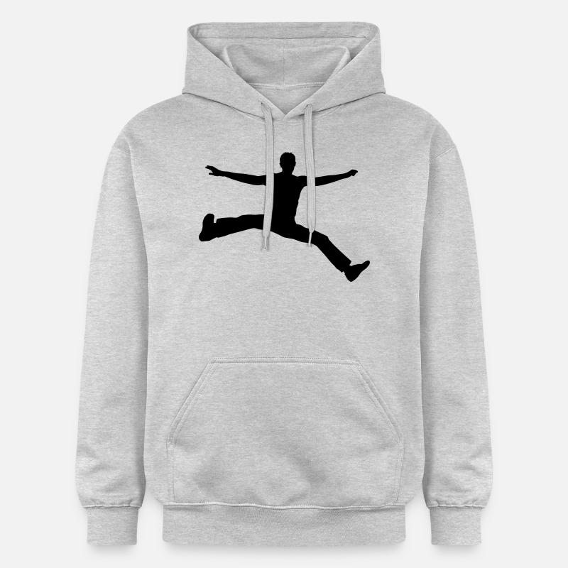 springendermannf1 - Sweat à capuche Softstyle® Gildan Unisexe - gris clair chiné