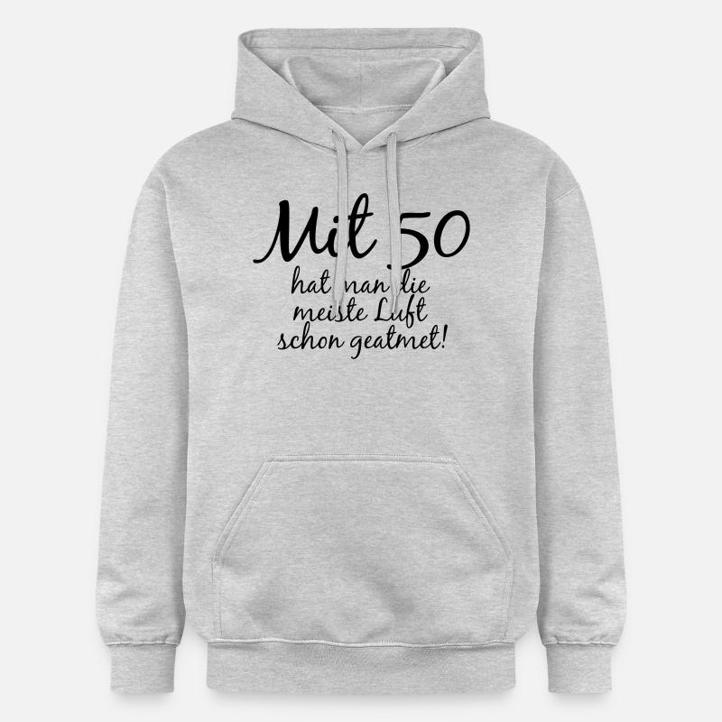mit_50 - Sweat à capuche Softstyle® Gildan Unisexe - gris clair chiné