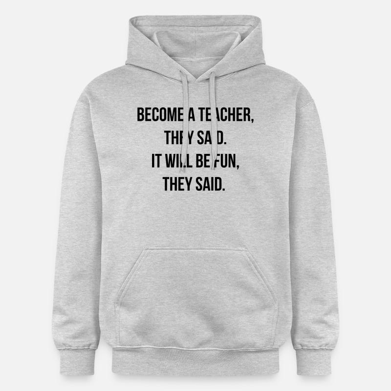 Enseignants - Sweat à capuche Softstyle® Gildan Unisexe - gris clair chiné