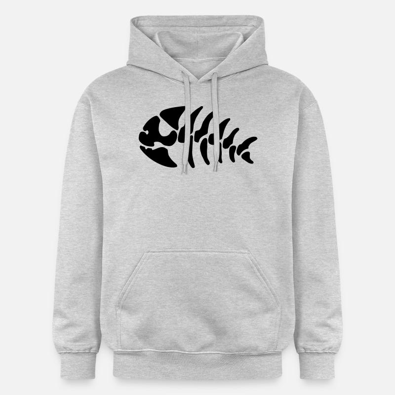 la pêche pirate - Sweat à capuche Softstyle® Gildan Unisexe - gris clair chiné