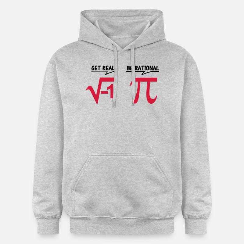 obtenez vrai - être rationnel (2c) - Sweat à capuche Softstyle® Gildan Unisexe - gris clair chiné