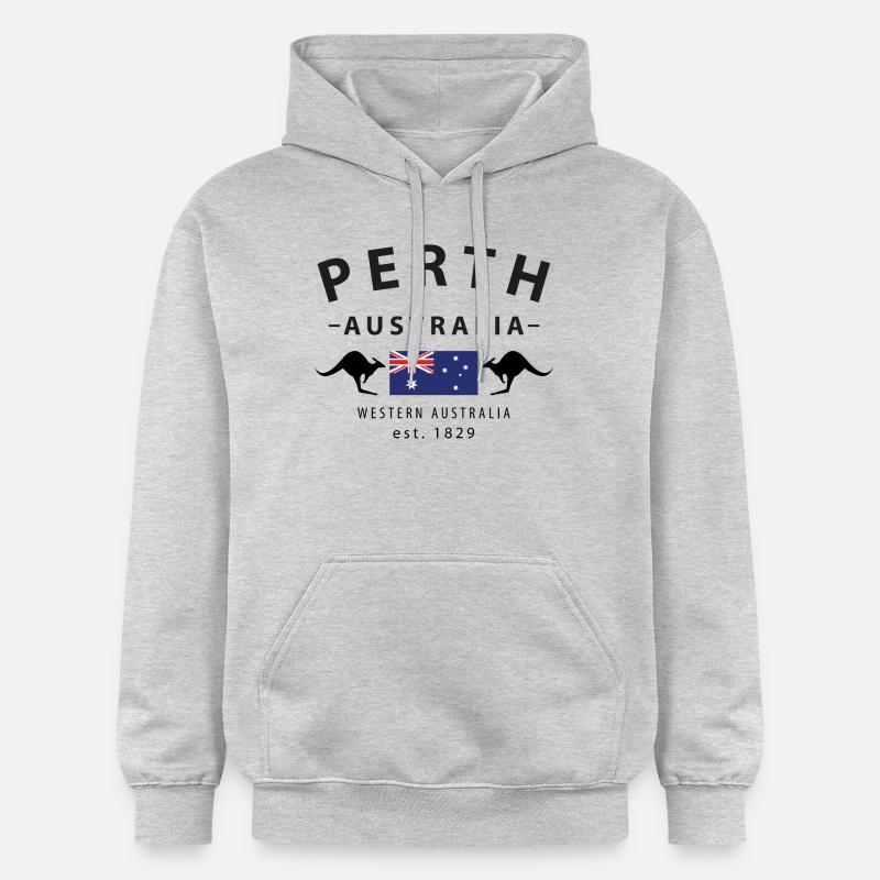 Perth - Sweat à capuche Softstyle® Gildan Unisexe - gris clair chiné