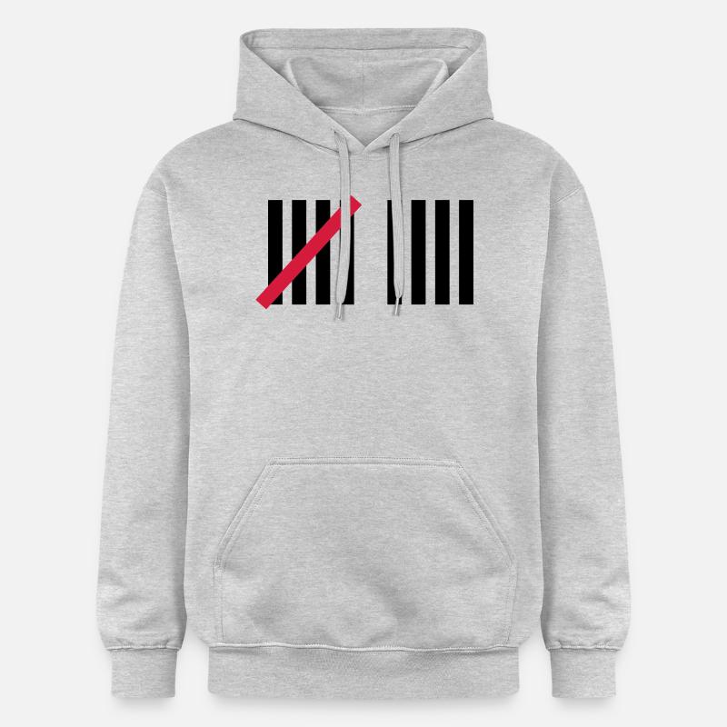 9 anniversaire - Sweat à capuche Softstyle® Gildan Unisexe - gris clair chiné