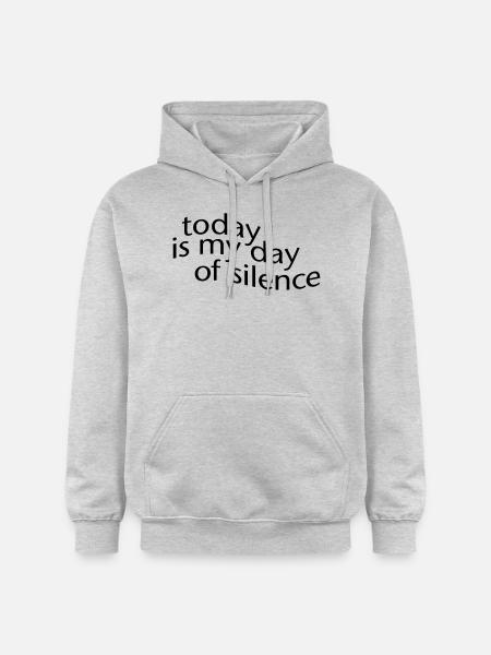 day of silence - Gildan Unisex Softstyle® Midweight Hoodie - light heather grey