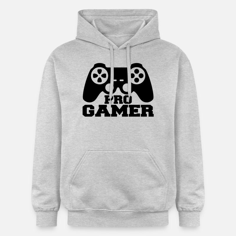 Pro Gamer Logo - Sweat à capuche Softstyle® Gildan Unisexe - gris clair chiné