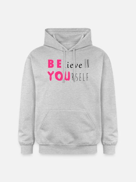 Be you - Gildan Unisex Softstyle® Midweight Hoodie - Hellgrau meliert