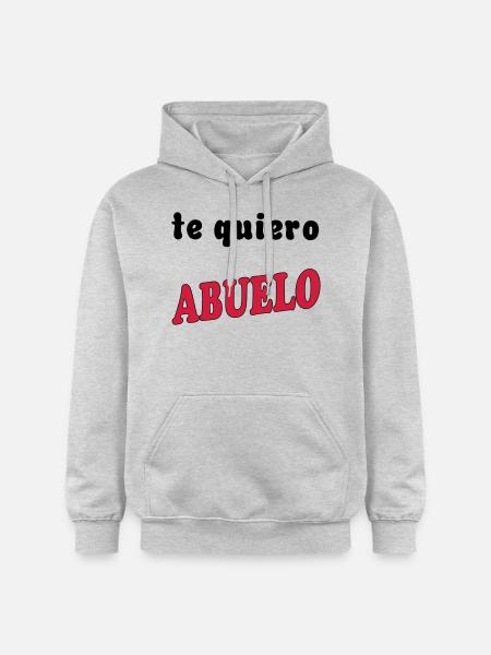 Te quiero abuelo - Gildan Unisex Softstyle® Midweight Hoodie - light heather grey
