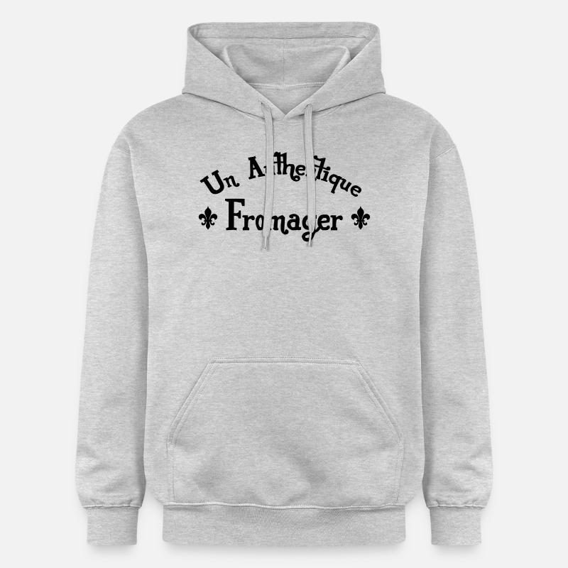 Fromager / Agriculture / Fermier / Fromage / Ferme - Sweat à capuche Softstyle® Gildan Unisexe - gris clair chiné