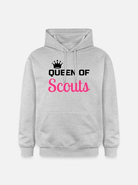 scout / scouting / scoutisme / guide - Sweat à capuche Softstyle® Gildan Unisexe - gris clair chiné