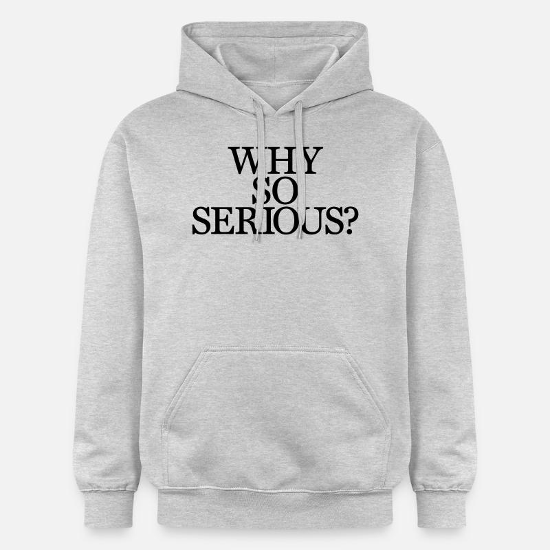 Why So Serious? - Sweat à capuche Softstyle® Gildan Unisexe - gris clair chiné