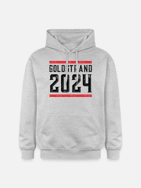 Goldstrand 2024 - Gildan Unisex Softstyle® Midweight Hoodie - Hellgrau meliert
