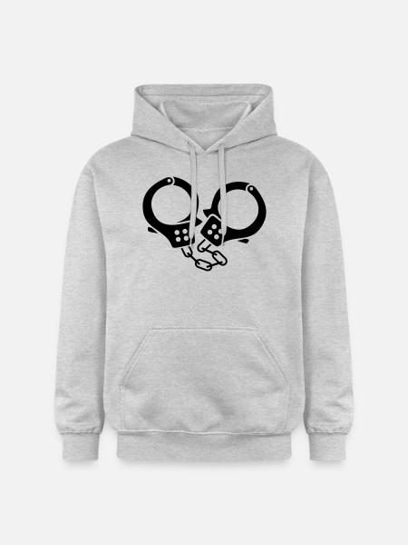 handcuffs - Gildan Unisex Softstyle® Midweight Hoodie - light heather grey