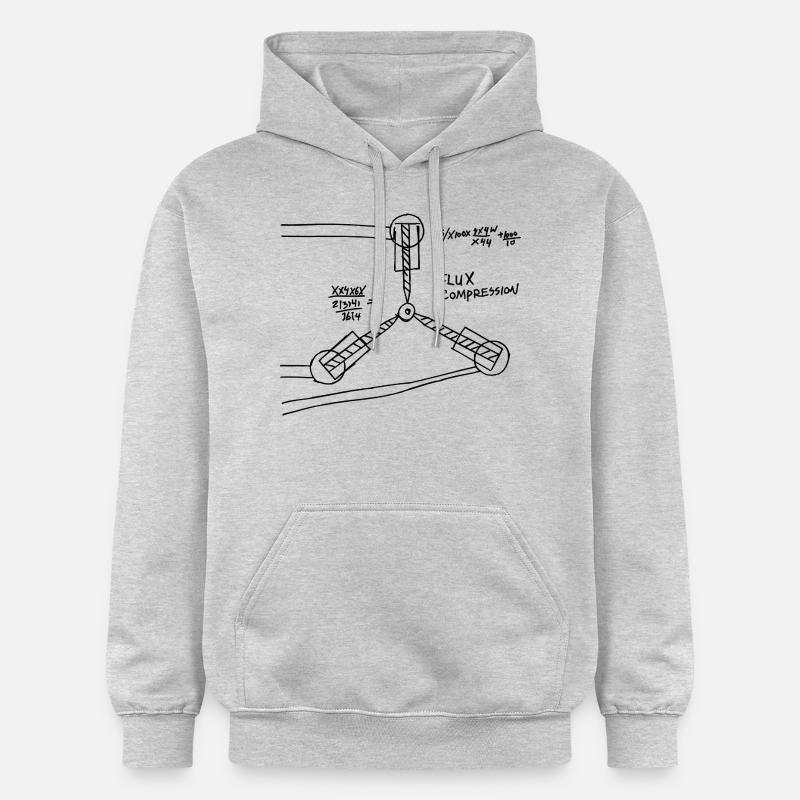 Flux Compression - Sweat à capuche Softstyle® Gildan Unisexe - gris clair chiné