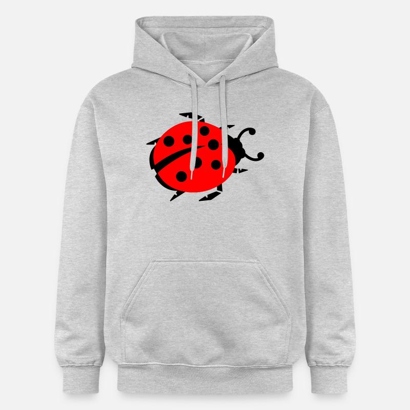 ladybug marienkaefer - Sweat à capuche Softstyle® Gildan Unisexe - gris clair chiné