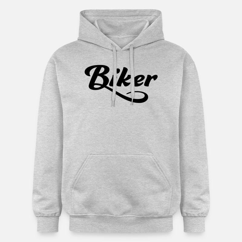 Biker - Sweat à capuche Softstyle® Gildan Unisexe - gris clair chiné