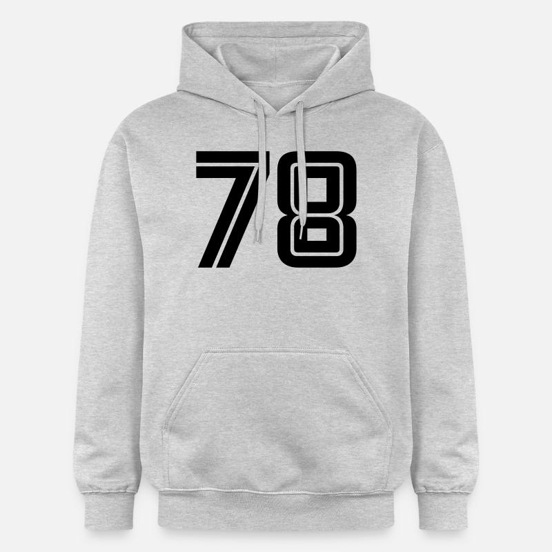 78 - Sweat à capuche Softstyle® Gildan Unisexe - gris clair chiné