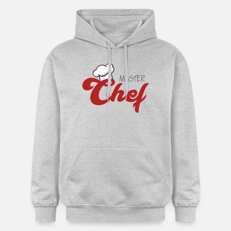 Cuisinier / Chef: Master Chef - Sweat à capuche Softstyle® Gildan Unisexe - gris clair chiné